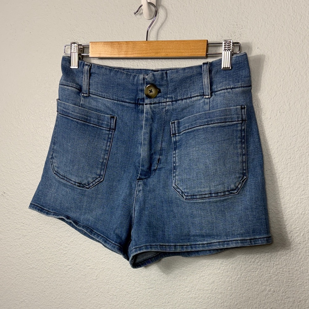 Maeve The Colette High Rise Denim Shorts